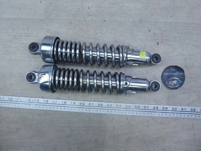 1981 Suzuki GS450T S20955) left and right rear shocks suspensions absorber set - Image 1 of 4