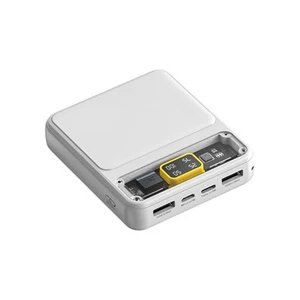 Power Bank With Long-lasting Battery Rapids Charging And Transparent Is Compact - Zdjęcie 1 z 19