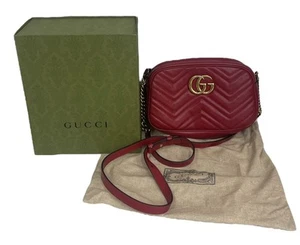 ¡Bolso Bandolera Gucci GG Pequeño Marmont Matelasse! (AZP026678) - Imagen 1 de 8