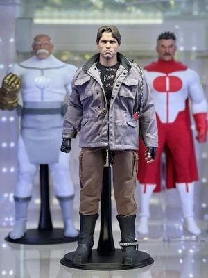 CUSTOM Hot Toys The Terminator T-800 Action Figure TECH NOIR - Image 1 of 4