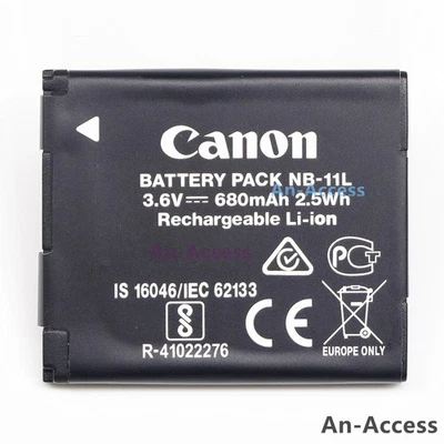 NEW Genuine OEM Canon NB-11L 3.6V 680mAh 2.5Wh Li-Ion Battery Pack CB-2LFE - Image 1 of 4