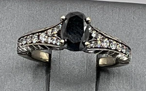 Maleficent Enchanted Disney Engagement Ring 14k W/G Weight 4.7g (69281) - Picture 1 of 1