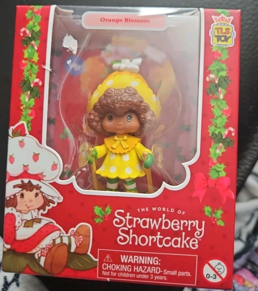 Figura Strawberry Shortcake Orange Blossom Esquí 2.5" CheeBee Holiday Series Foto 1 de 4