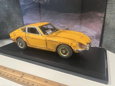 1:18 CUSTOM 1971 DATSUN 240Z DIECAST CAR WEATHERED RUSTED BARN FIND MAISTO MIB - Image 1 of 4