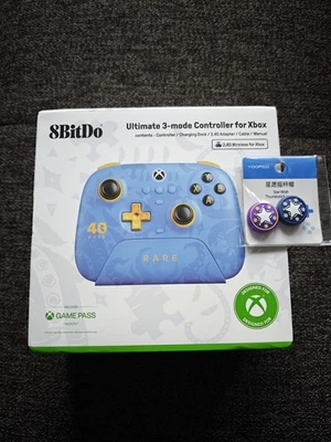 8bitdo Ultimate 3-Mode Wireless Controller 40th Rare Xbox X/S, PC, Mobile NeuOvp - Bild 1 von 2