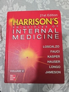 Harrison's Principles Of Internal Medicine (21st Ed, Vol 2, 2022) Hardcover NEW - Picture 1 of 6