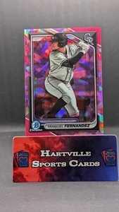 2024 Bowman Sapphire Yanquiel Fernandez Chrome Prospect Paparadscha 1/1 - Picture 1 of 3