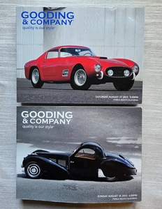 Catalogo Vendita Asta Agosto 2013 Gooding & Company Pebble Beach 2 giorni - 2 libri - Foto 1 di 11