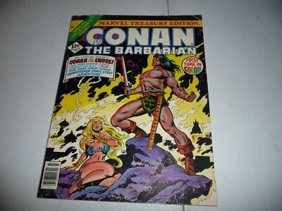 Conan el Bárbaro 1979 edición Marvel Treasury # 23 arte Buscema Foto 1 de 4