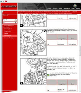 Manuel d'atelier Alfa Romeo GT - 2003-2010 en Français sur CDRom interactif.