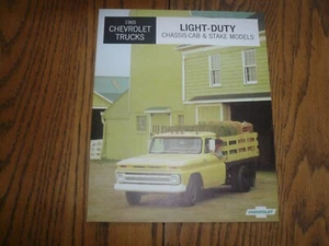 1965 Chevrolet Trucks Light Duty Chassis-Cab & Stake Models - Vintage - Picture 1 of 5