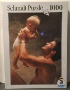 DADDY'S DARLING Schmidt 1000 Jigsaw Puzzle New & Sealed Father & Child Love Baby - Picture 1 of 3