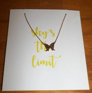 Sky is The Limit Gift Card With Butterfly Necklace - Picture 1 of 2