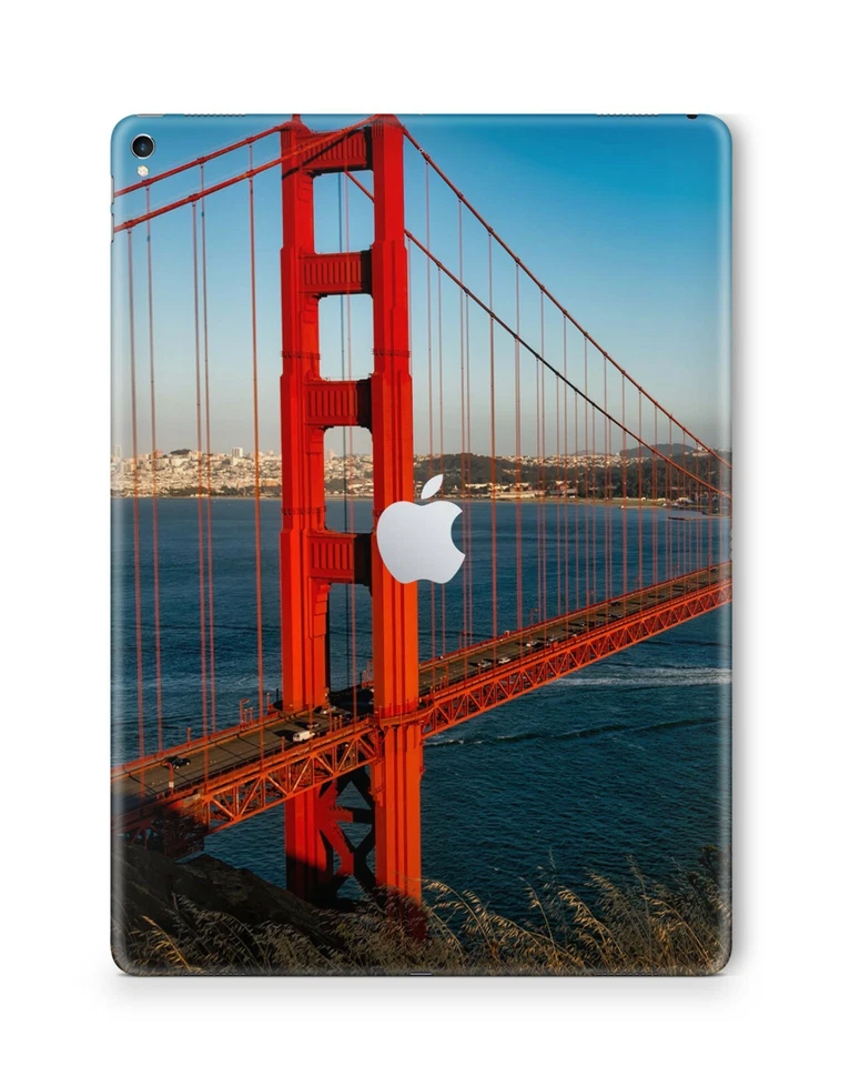 Apple iPad Skin Schutzfolie Aufkleber Design Sticker Folie Skins Golden Gate - Bild 1 von 1