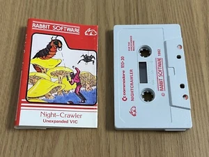VIC-20 Rabbit Software Night Crawler Cassette - Working -👽👾Retro Gift Idea👾👽 - Afbeelding 1 van 12