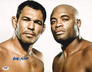 Antonio Rodrigo Nogueira Signed UFC 11x14 Photo PSA/DNA COA w/ Anderson Silva - Picture 1 of 2