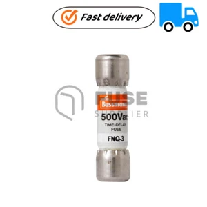 1PZ Nuovo Eaton Bussmann Serie FNQ Fusibile Motore Controllo Trasformatori 3A 500V FNQ-3 - Foto 1 di 4