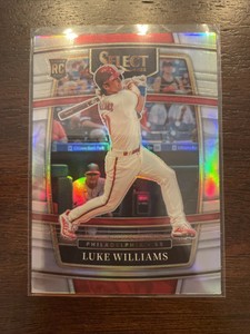 2022 Panini Select Baseball Luke Williams RC Concourse Silver Holo Prizm #8
