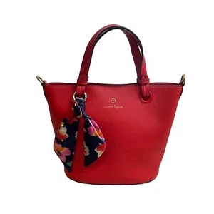 Nanette Lapore Women's Red Bucket Bag Sz M - Picture 1 of 12