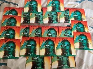 Kylie Minogue Signed - Tension CD + Signed Album Art Card 4 (Green Light)