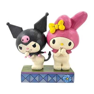 Estatua de Sanrio Kuromi and My Melody Best Friends Jim Shore - Imagen 1 de 5