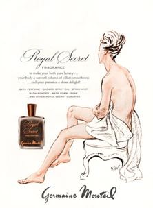 1967 Royal Secret Fragrance: Bath Pure Luxury Vintage Print Ad - Bild 1 von 1