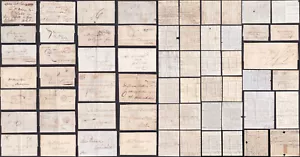 GB 1785-1838 LETTERS Signed POSTMARKS Covers Postal History ..PRICED SINGLY - Picture 1 of 83