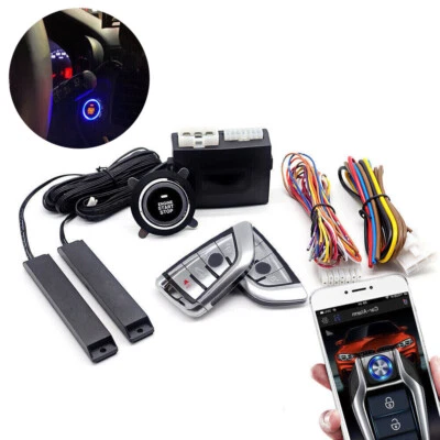 Car Keyless Entry Remote Starter Ignition Switch Engine Start Push Button Kit - image 1 of 4