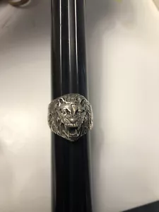 Stainless 3D Lion Head Size 11.25 - Bild 1 von 5