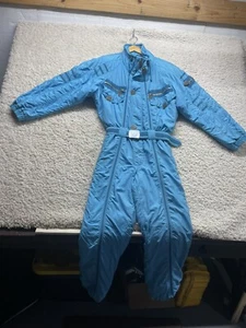 Tuta da sci neve Carson Turchese vintage donna 50 2XL uomo XL pezzo unico RARA USATA IN OTTIME CONDIZIONI - Foto 1 di 13