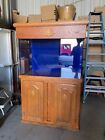 aquarium tank 70 gal with cabinet stand and all accessories