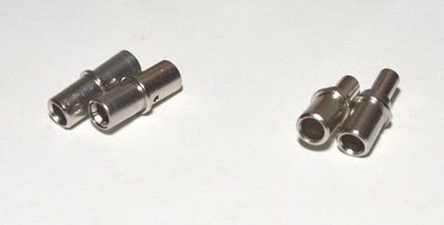 Deutsch 4AWG Nickel Solid Contacts (2 Pins + 2 Sockets) Made in USA - Image 1 of 3