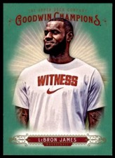 2018 Goodwin Champions Green Parallel #50 LeBron James Upper Deck Goodwin