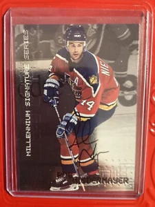 ROB NIEDERMAYER 99-00 Be A Player Millennium Signature Series ON CARD AUTO #93 - Picture 1 of 3