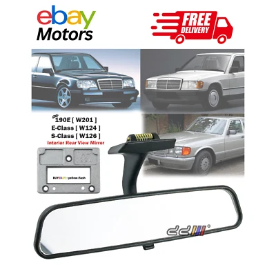 New Rear View Mirror For Mercedes Benz W124 S124 A124 190E 260E 300E 320E 85-95 - Bild 1 von 4
