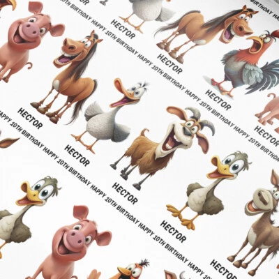 Animal Wrapping Paper - Image 1 of 4
