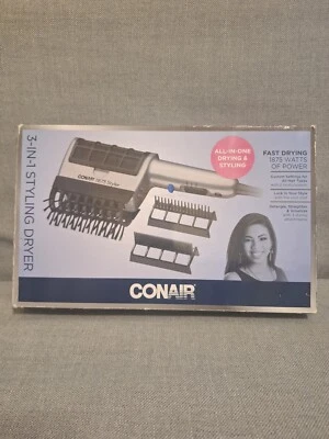 Conair 1875 Styler 3 In 1 Styling Dryer. 2 Heat Speeds.  - Image 1 of 4