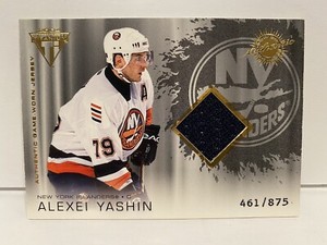 2003-04 Pacific Private Stock Titanium /875 Alexei Yashin #169 Hockey Card NHL!