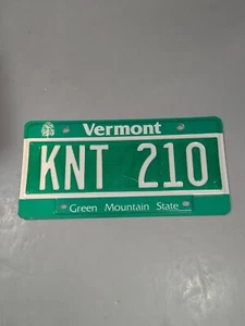 Matrícula Vermont Green Mountain State Maple Tree #KNT 210 caducada - Imagen 1 de 7