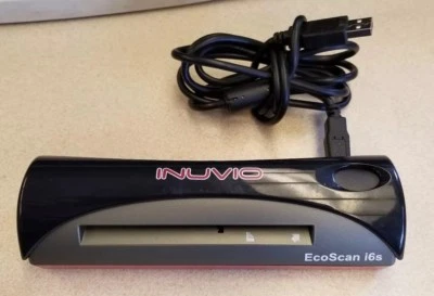 INUVIO ECSC-I6S ECOSCAN I6S SIMPLEX (SINGLE-SIDED) CARD SCANNER  - Image 1 of 3