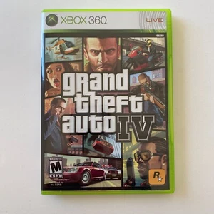 Grand Theft Auto IV (Microsoft Xbox 360, 2008) CIB Xbox game w/ manual & map - Picture 1 of 3
