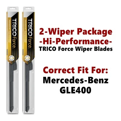 Limpiaparabrisas de alto rendimiento de 2 unidades para Mercedes-Benz GLE400 2016+ - 25260/220 Foto 1 de 4