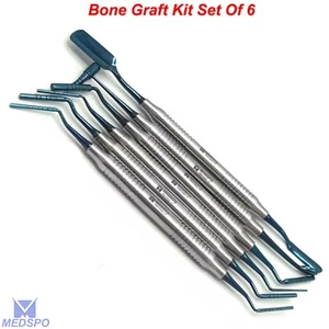 Bone Graft Instruments Implant Surgery Plugger Packer Condenser Carrier Set Of 6 - Picture 1 of 5