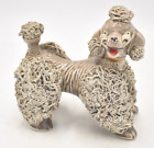 Vintage Art Pottery Spaghetti Poodle Dog Figurine Statue Ornament Japan