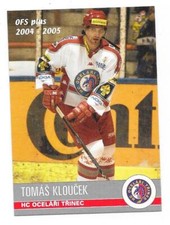 2004-05 CZECH OFS  #375 Tomas Kloucek Ocelari Trinec, New York Rangers