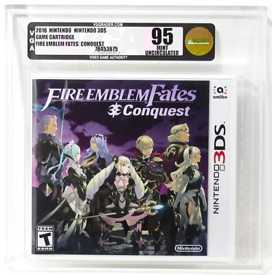 Fire Emblem Fates: Conquest VGA 95 Graded Sealed Nintendo 3DS Like WATA CGC PSA - Image 1 of 3
