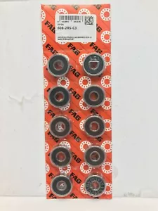 Rodamientos de bolas de ranura profunda FAG Schaeffler 608-2RS-C3 8 mm x 22 mm x 7 mm paquete de 10 - Imagen 1 de 5