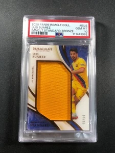 PSA 10 - Luis Suarez 2020 Panini Immaculate Jumbo Patch 50/50 - 1/1 - Picture 1 of 2