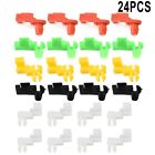 Hassle Free Door Lock Rod Clips 5 Mm Rod Size Car Plastic Rivets 12 Pairs