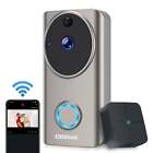 Wireless WiFi Video Doorbell Smart Door Ring Intercom Home Security Camera Bell